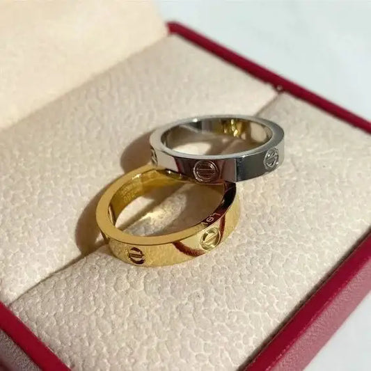 Stainless steel couple rings - Immortalize love with these rings