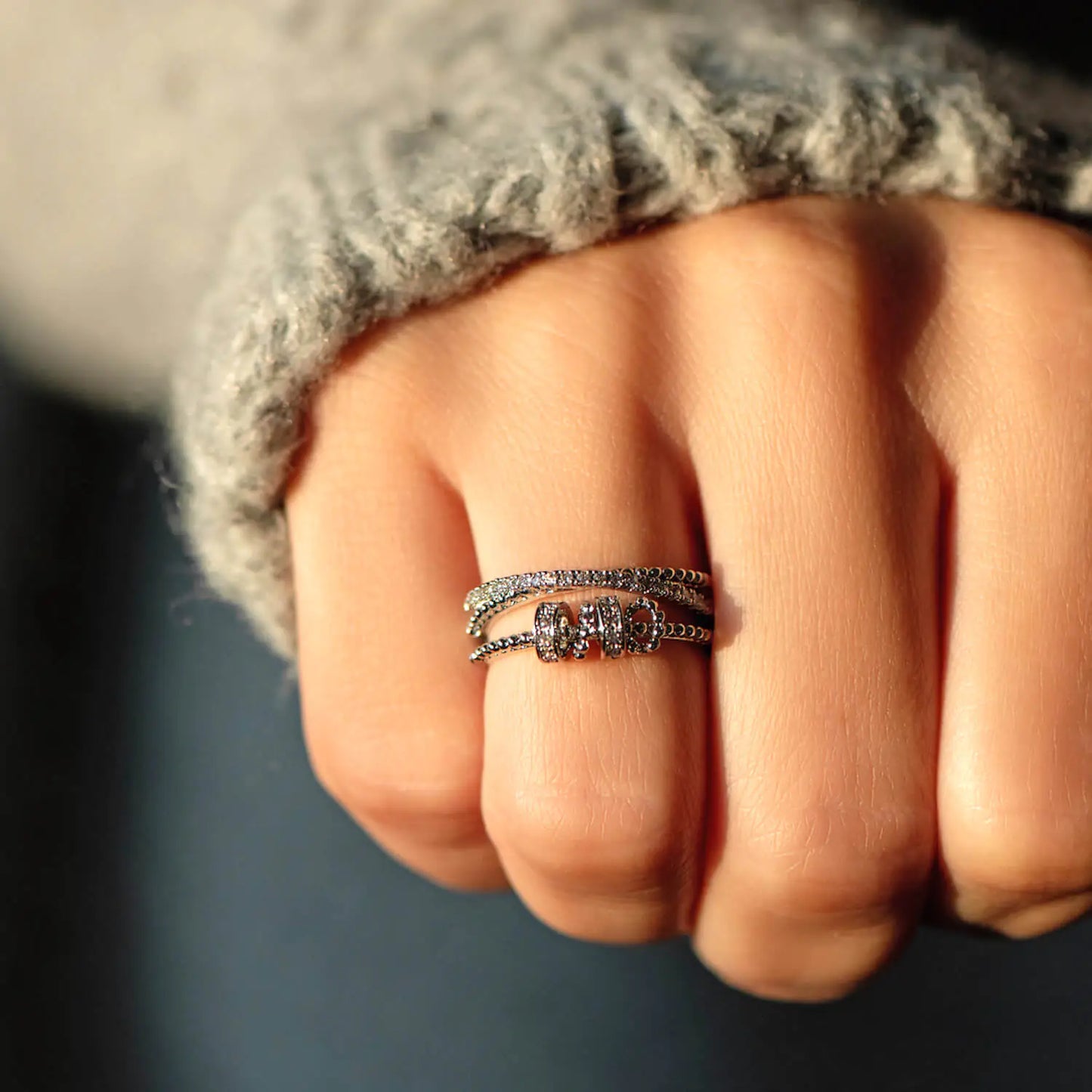 To My Daughter – Fidget Ring That Symbolizes Love and Strength