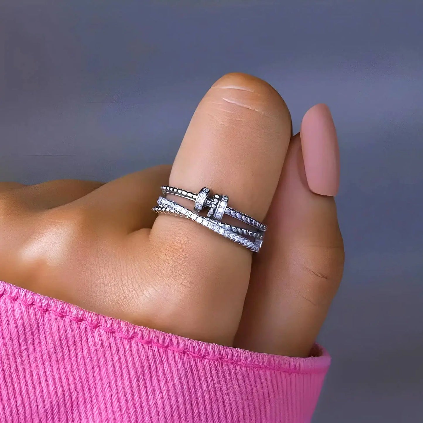 To My Daughter – Fidget Ring That Symbolizes Love and Strength